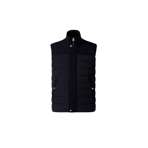 Mackage Brody Down-Filled Quilted Vest in Navy