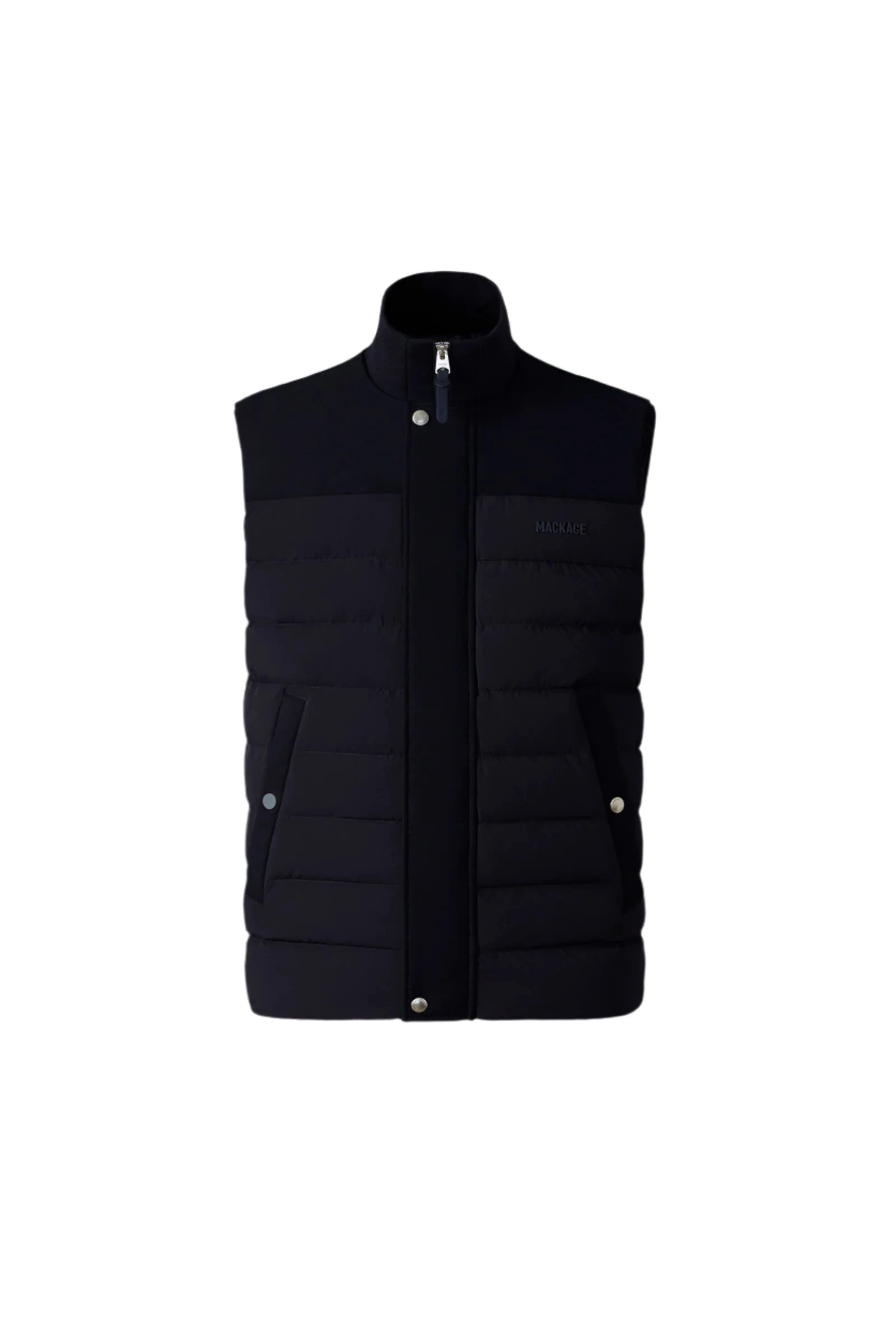Mackage Brody Down-Filled Quilted Vest in Navy Mackage Brody Down-Filled Quilted Vest in Navy