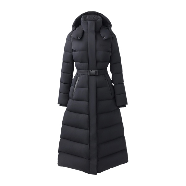 mackage calina-city stretch down maxi coat