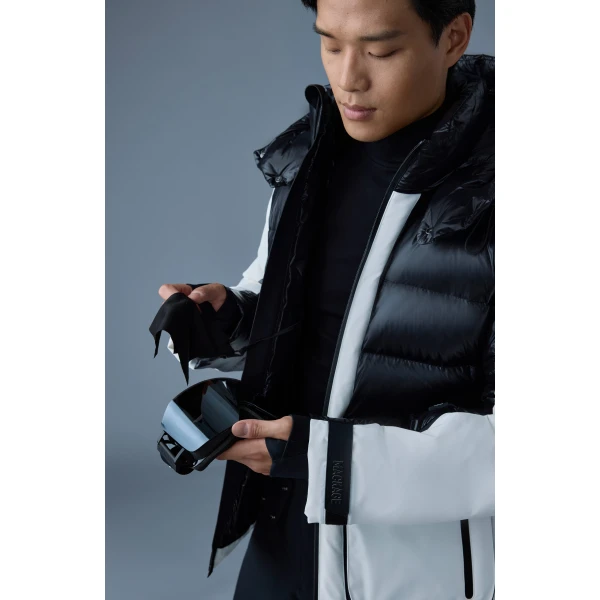 Mackage Cody Down Ski Jacket in Black-White