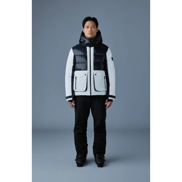 Mackage Cody Down Ski Jacket in Black-White