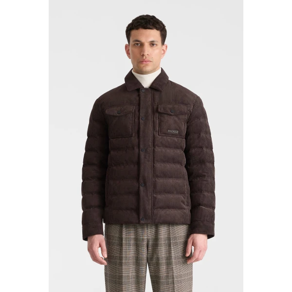 Mackage Cohen-CDY Corduroy Jacket in Coffee