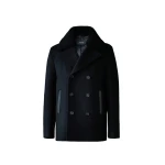 Mackage Cole Wool Double-Breasted Jacket in Black
