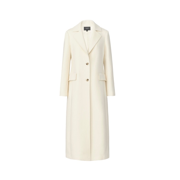 mackage corazon semi-fitted wool coat