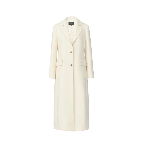 mackage corazon semi-fitted wool coat