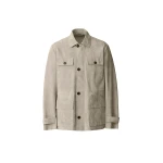 Mackage Danny-SU Suede Safari Jacket in Taupe Mackage Danny-SU Suede Safari Jacket in Taupe