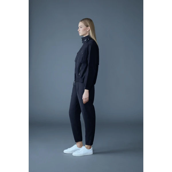 Mackage Devorah Seam-Sealed Rain Jacket in Navy