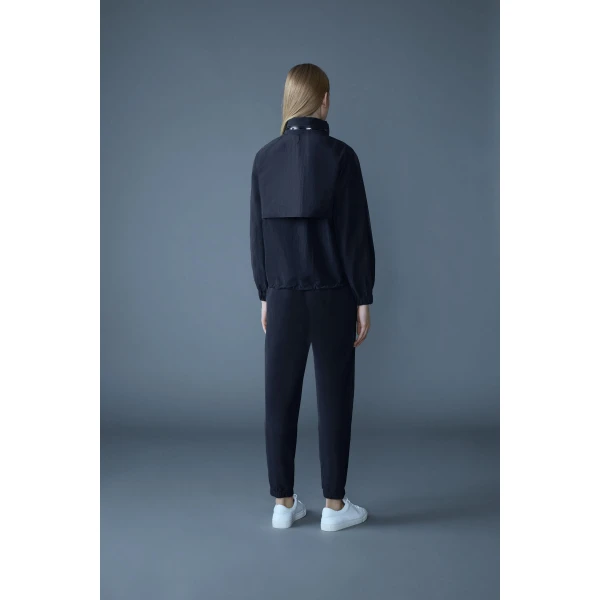 Mackage Devorah Seam-Sealed Rain Jacket in Navy