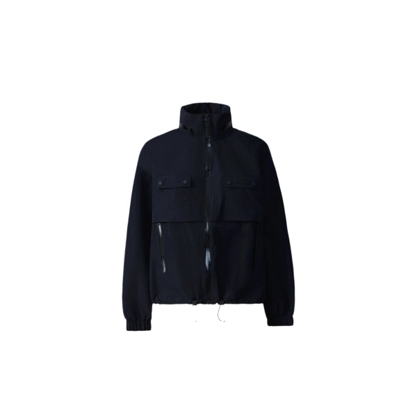 Mackage Devorah Seam-Sealed Rain Jacket in Navy