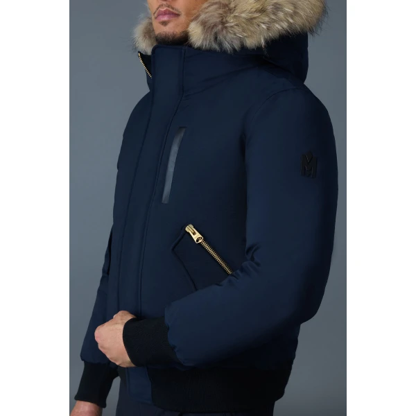 Mackage Dixon-F 2-In-1 Nordic Tech Down Bomber in Navy