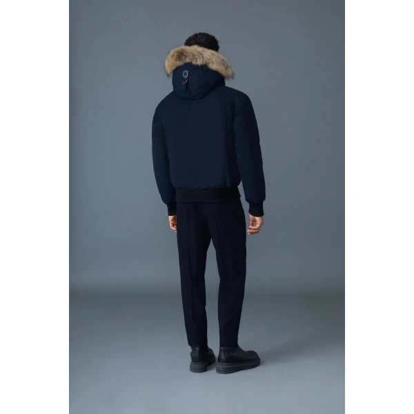 Mackage Dixon-F 2-In-1 Nordic Tech Down Bomber in Navy