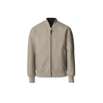 Mackage Easton-SA 2-In-1 Reversible Leather Bomber Jacket in Taupe-Black Mackage Easton-SA 2-In-1 Reversible Leather Bomber Jacket in Taupe-Black