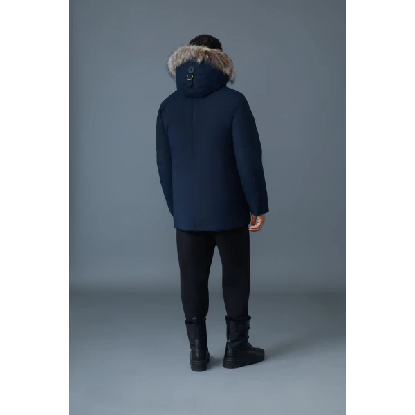 Mackage Edward-F 2-In-1 Down Parka in Navy