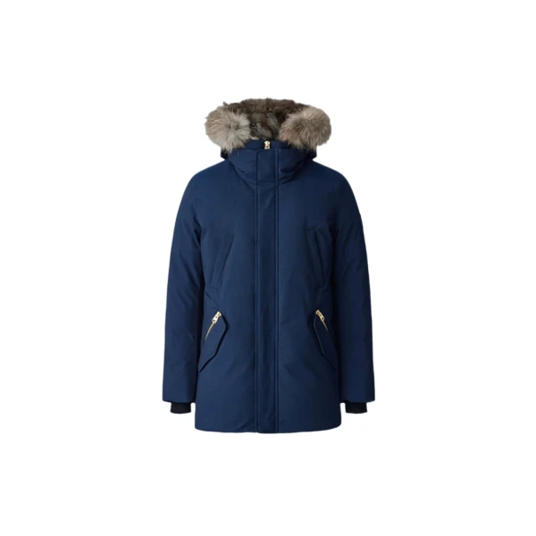 Edward-F 2-In-1 Down Parka in Navy