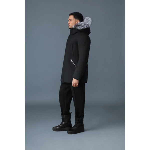 Mackage Edward-X 2-In-1 Down Parka in Black-Silver