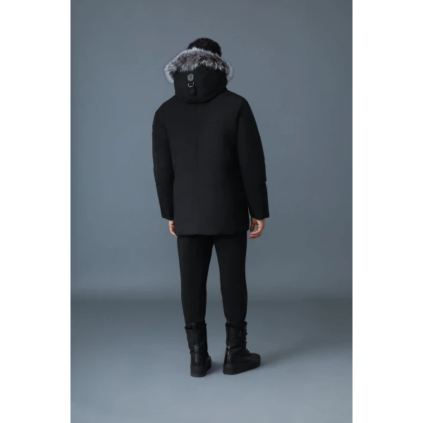 Mackage Edward-X 2-In-1 Down Parka in Black-Silver