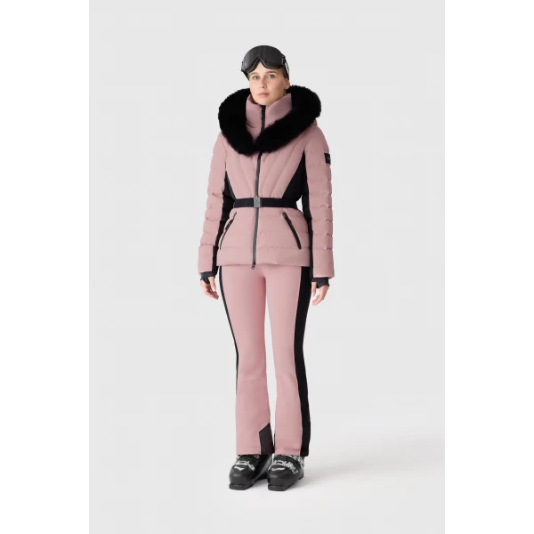 Mackage Elita-ZR Down Ski Jacket in Blush