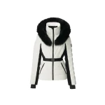 Mackage Elita-ZR Down Ski Jacket in Off White
