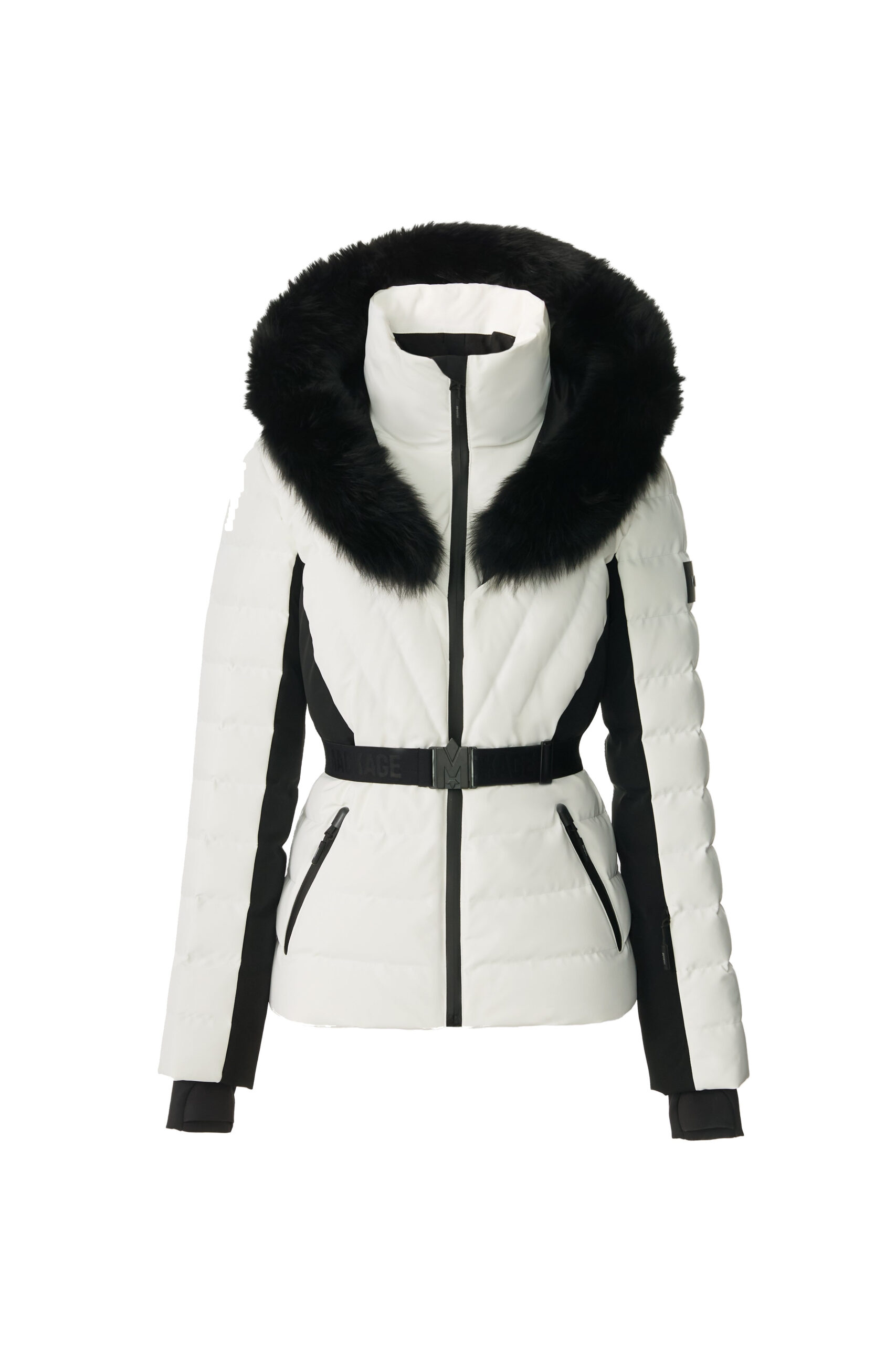 Mackage Elita-ZR Down Ski Jacket in Off White Mackage Elita-ZR Down Ski Jacket in Off White
