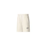 Mackage Elwood-R Double-Face Jersey Shorts in Cream-Navy
