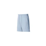 Mackage Elwood-R Double-Face Jersey Shorts in Fog Blue