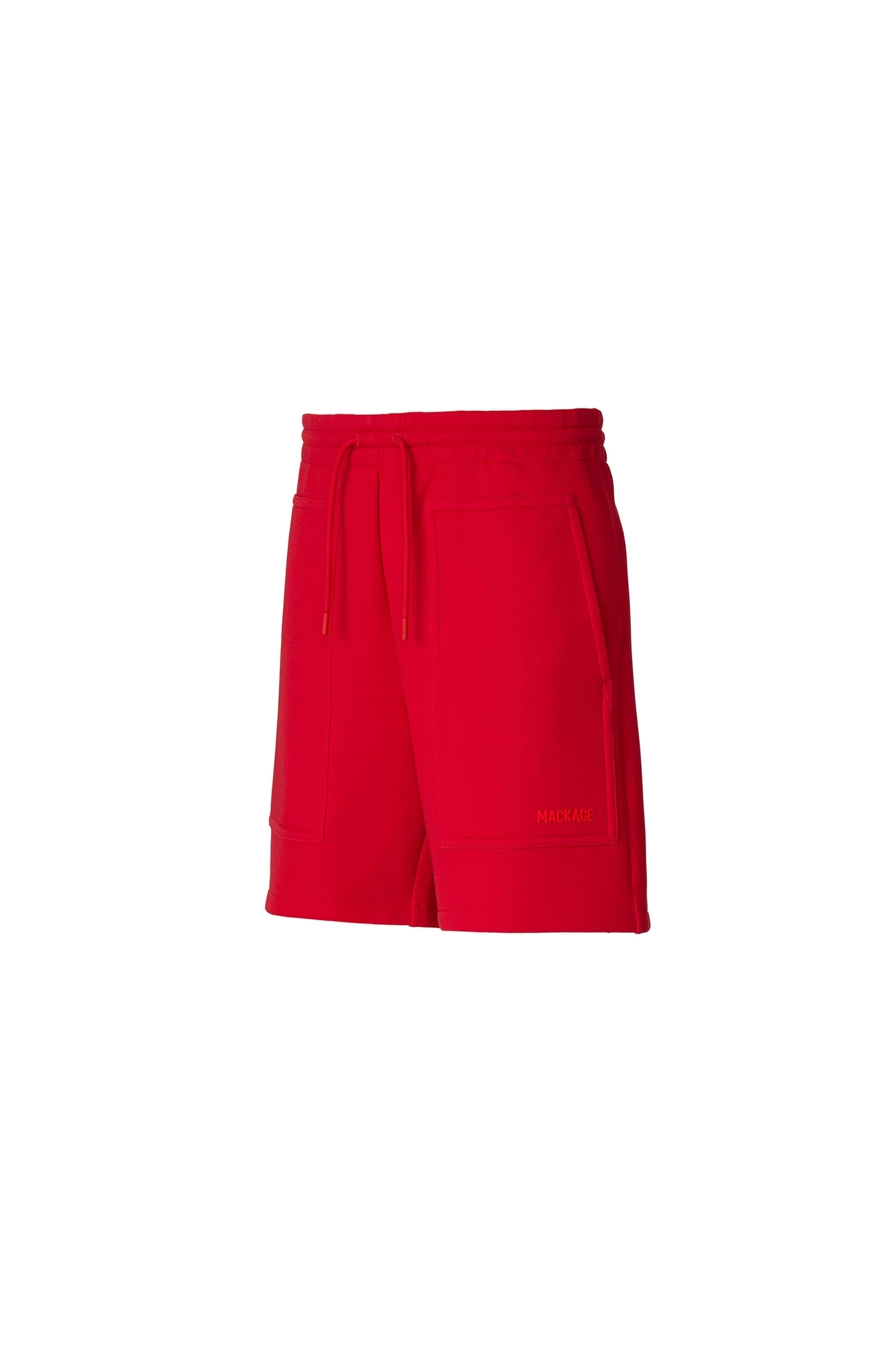 Mackage Elwood-R Double-Face Jersey Shorts in Lava Mackage Elwood-R Double-Face Jersey Shorts in Lava