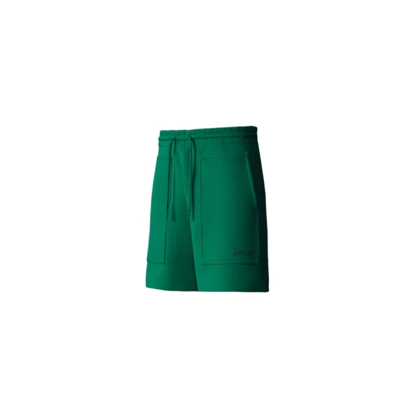 Mackage Elwood-R Double-Face Jersey Shorts in Leaf Green