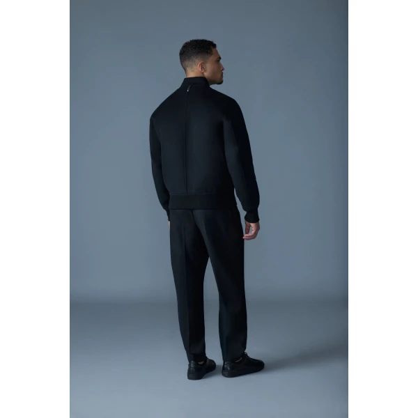 Mackage Emilio-W Wool Bomber Jacket in Black