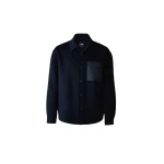 Mackage Emmanuel Double-Face Wool Overshirt in Navy
