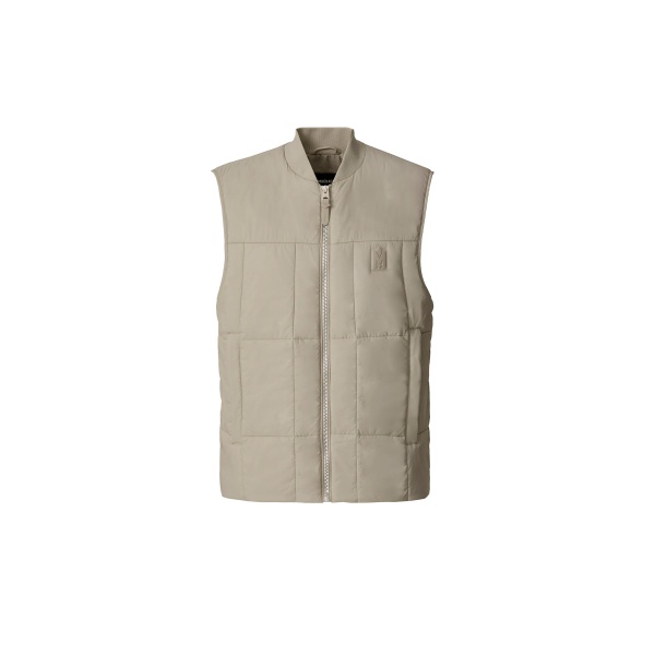 Mackage Eren Ultra-Light Quilted Vest in Taupe