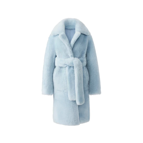 Etienne Shearling Coat in Air