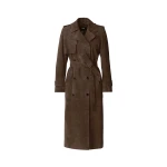 mackage gael-su maxi suede trench coat