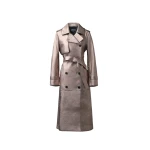 Mackage Gael-V Maxi Leather Trench Coat in Quartz Mackage Gael-V Maxi Leather Trench Coat in Quartz