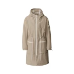 Mackage Gage Long Seam Sealed Ripstop Raincoat in Taupe