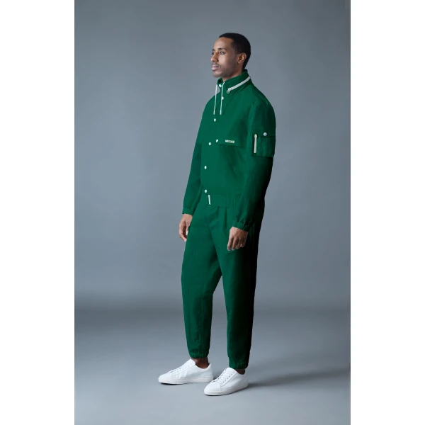 Mackage Garrett Seam-Sealed Ristop Rain Jacket in Leaf Green