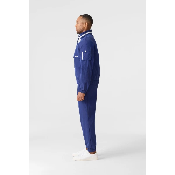 Mackage Garrett Seam-Sealed Ristop Rain Jacket in Mineral Blue
