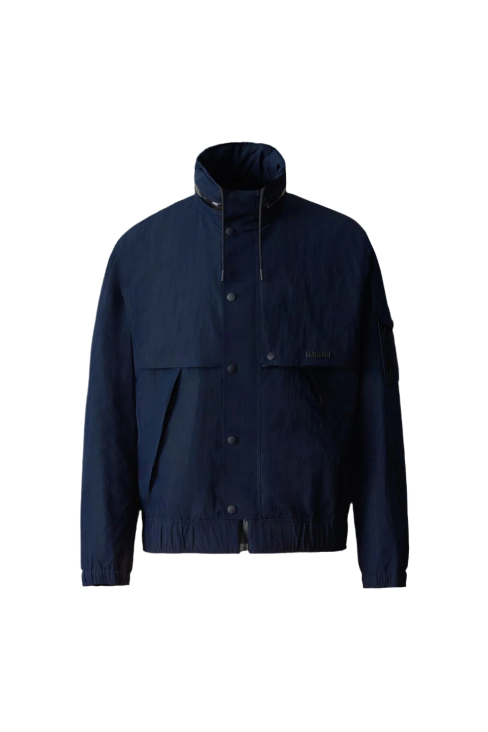 Mackage Garrett Seam-Sealed Ristop Rain Jacket in Navy Mackage Garrett Seam-Sealed Ristop Rain Jacket in Navy