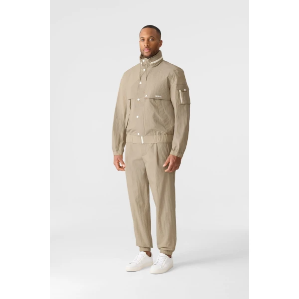 Mackage Garrett Seam-Sealed Ristop Rain Jacket in Taupe