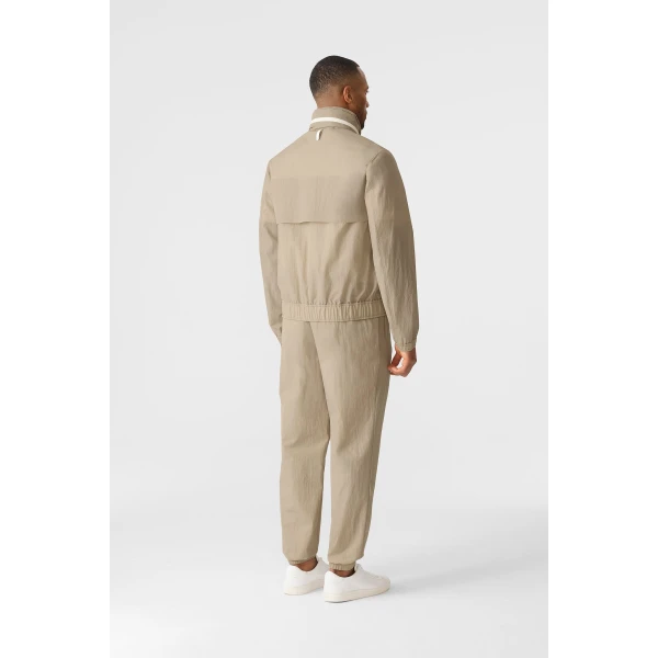 Mackage Garrett Seam-Sealed Ristop Rain Jacket in Taupe