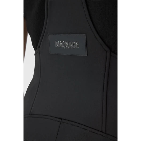 Mackage Gia-R Agile-360 Fitted Ski Suspenders in Black