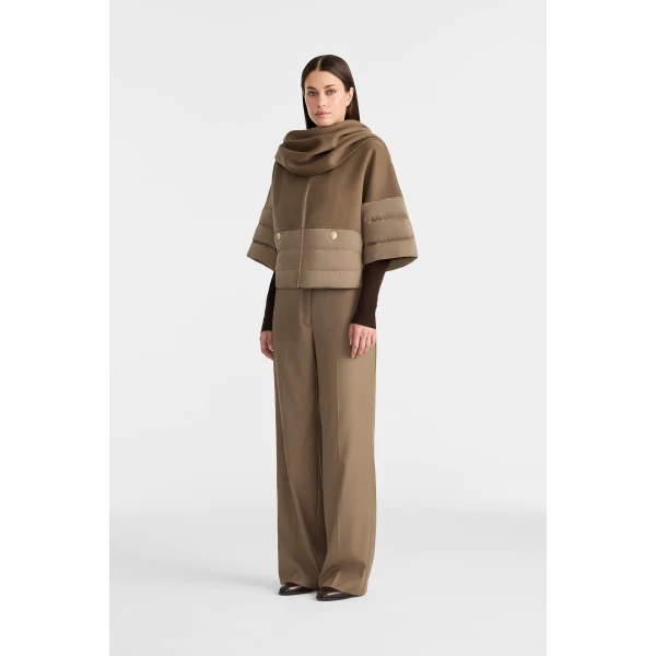 gillian wool jacket truffle brown