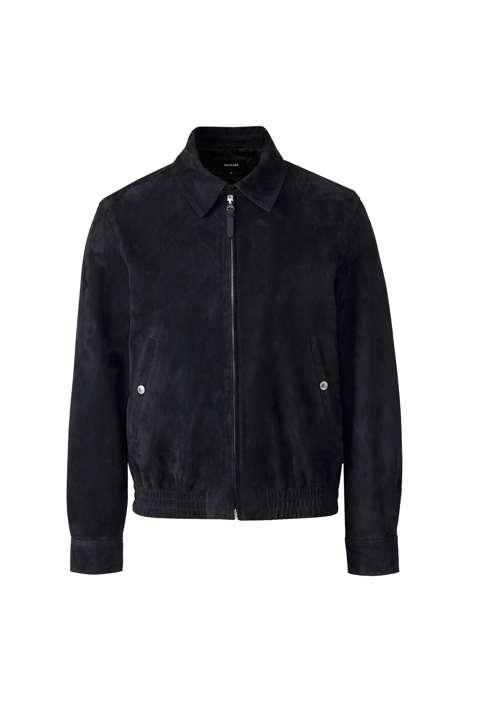 Mackage Giovanni-SU Suede Bomber Jacket in Navy Mackage Giovanni-SU Suede Bomber Jacket in Navy