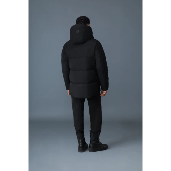Mackage Graydon 2-In-1 Nordic Tech Heavy Down Jacket in Black