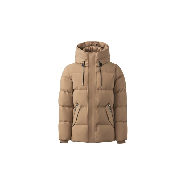 Mackage Graydon 2-In-1 Nordic Tech Heavy Down Jacket in Light Camel
