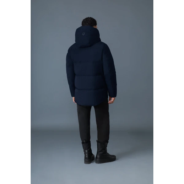 Mackage Graydon 2-In-1 Nordic Tech Heavy Down Jacket in Navy