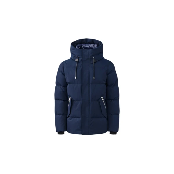 Mackage Graydon 2-In-1 Nordic Tech Heavy Down Jacket in Navy
