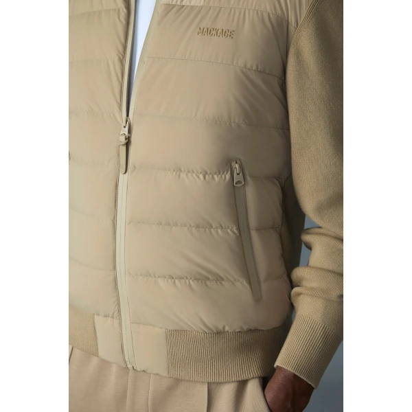 Mackage Haney-CITY Hybrid Light Down Jacket in Light Camel