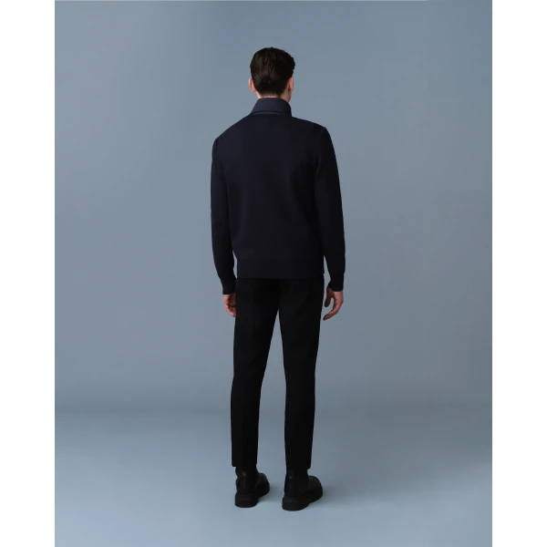 Mackage Haney-CITY Hybrid Light Down Jacket in Navy