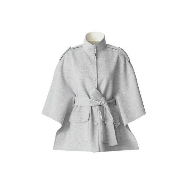 mackage henrietta double-face wool cape jacket