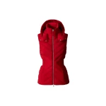 Mackage Hoshi Light Down Hooded Vest in Lava